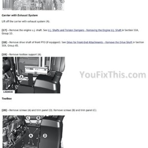 John Deere 6110M 6120M 6130M 6135M 6140M 6145M Repair Manual [Tractors]