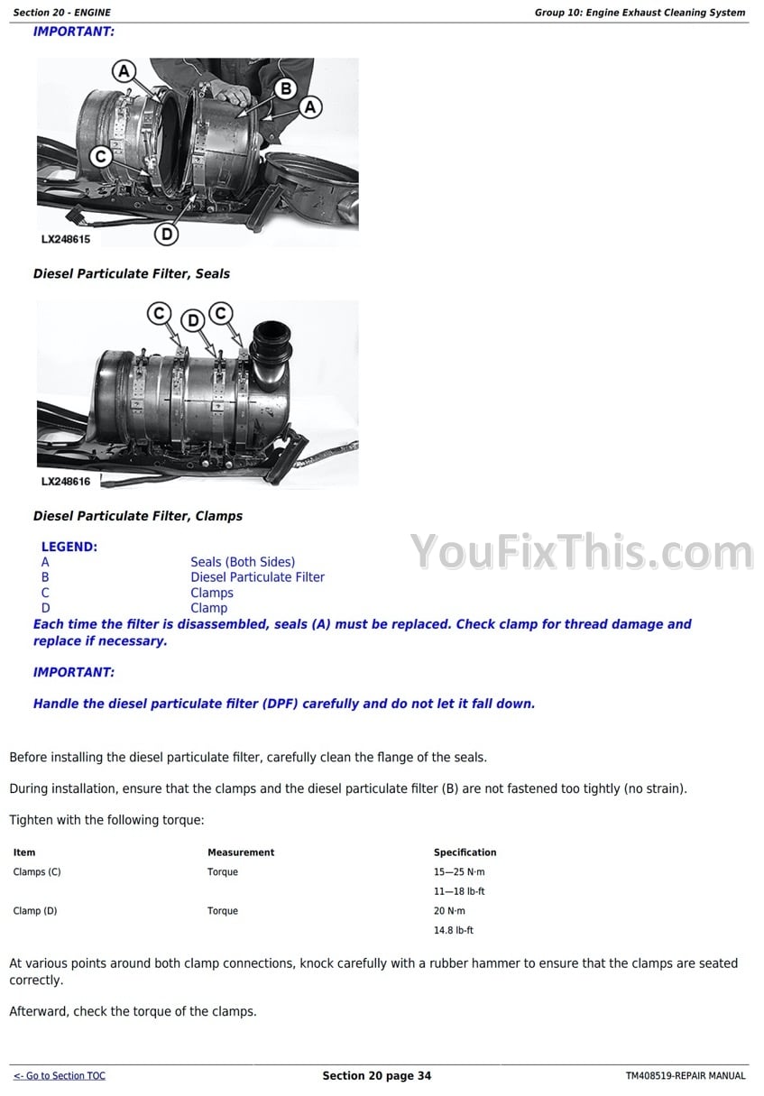 John Deere 6110M 6120M 6130M 6135M 6140M 6145M Repair Manual [Tractors] - Image 6