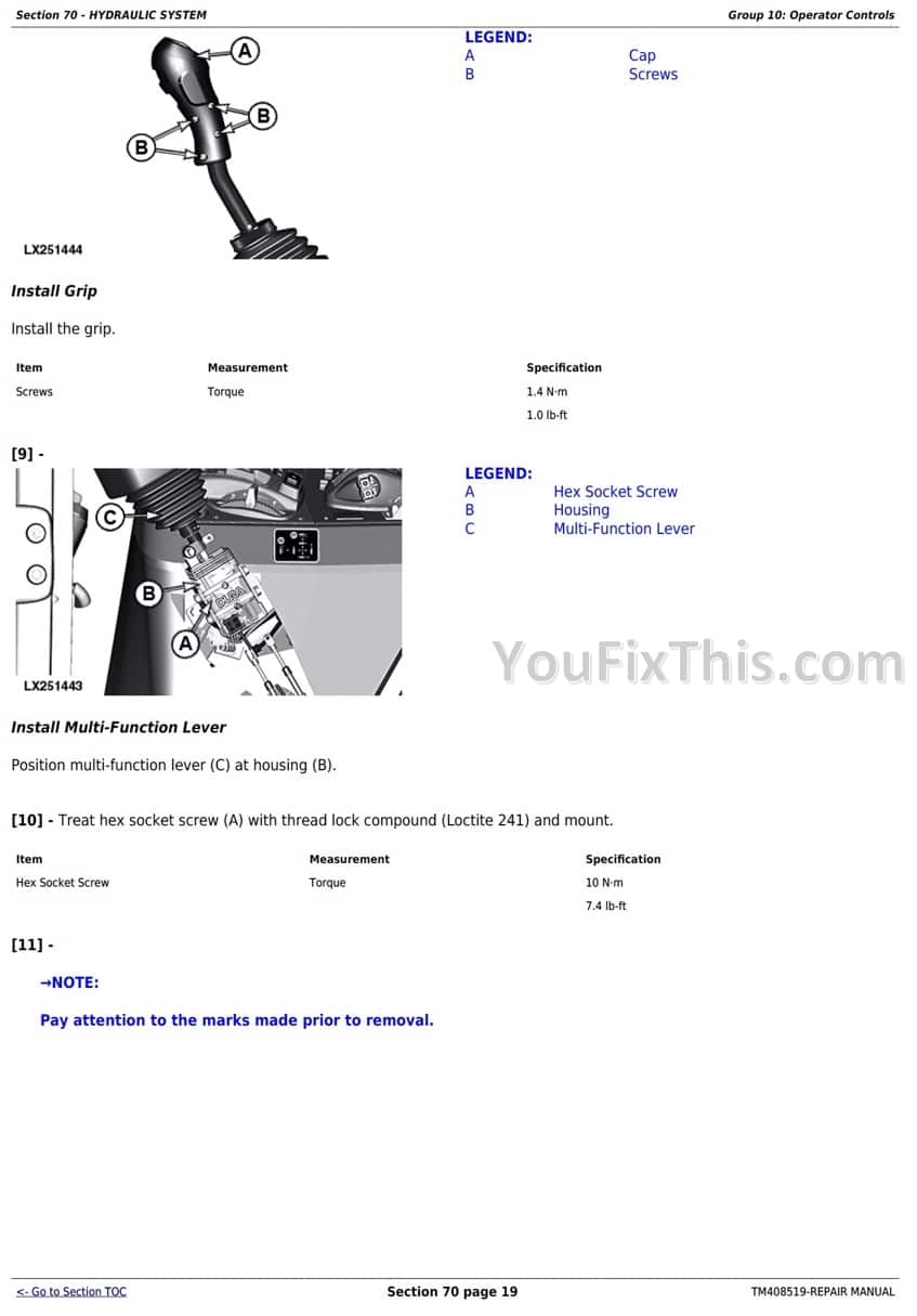John Deere 6110M 6120M 6130M 6135M 6140M 6145M Repair Manual [Tractors] - Image 2