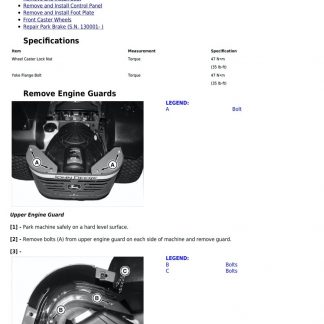 John Deere Z625 Z645 Z655 Z665 Diagnosis and Repair Technical Manual [Mower]