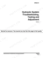 c39c4ca4-b2-hydraulic-265 Doosan DX380LC-3 hydraulic system troubleshooting, testing and adjustment manual cover page SP002412.