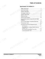c39c4ca4-b2-toc-77 Doosan DX380LC-3 service manual table of contents for specifications, performance tests, and component locations.