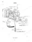 Case 888, 888 Excavator engine installation exploded view showing engine, hydraulic pump, mounts, and torque specifications.