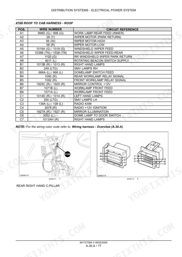 case-ih-puma-165-225-cvx-service-manual-12e59-page-241 Case IH Puma 165 CVX service manual - Distribution Systems - Electrical Power System