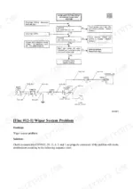 Caterpillar 311 repair manual - Electrical & Starting System, [Elec #12-1] Wiper System Problem
