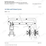 Caterpillar 312 repair manual - Air Inlet and Exhaust System, Systems Operation
