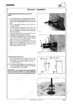 claas-renault-ares-546-696-workshop-manual-page-142 CLAAS Ares 546 workshop manual - Engine & Injection System, Removal - installation