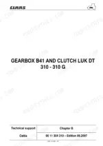 claas-renault-celtis-426-446-repair-manual-gearbox-b41-clutch-365 CLAAS Celtis 426 repair manual - Gearbox B41 & Clutch, Gearbox B41 and Clutch Luk Dt
