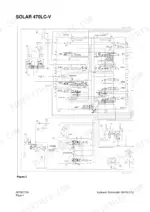 daewoo-solar-to-470lc-v-track-excavator-service-manual-s0102000-hydraulic-499 Daewoo Solar 470LC-V hydraulic schematic sheet showing the pump, main control valve, cylinder and travel circuits.