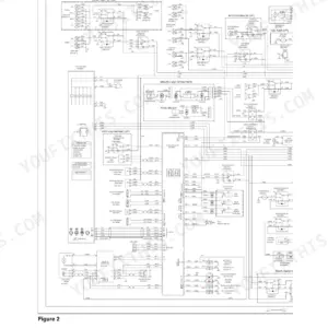 Daewoo Solar 470LC-V electrical schematic sheet with wire gauges and colors labelled for the lamp, starting and charging circuits.