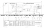 eec69907-b-wiring-278 Case 1840 Skid Steer electrical schematic for charging, starting, gauges, and horn systems.