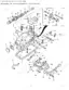 Ford 7610 exploded view of the hydraulic lift cover and related parts (figure 05A02), with numbered callouts for the lift cover, gasket, control linkage, relief valve and oil filter.