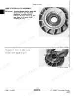 funk-df150-df250-transmission-technical-manual-stator-clutch-60 Funk DF150 torque converter free stator and sprag clutch assembly photos with vane and cage-flange callouts - CTM84 page 60.