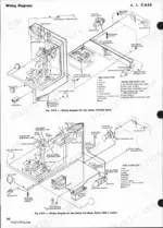 J. I. Case 730, 830, 930, 1030 shop manual — wiring diagrams for late-series gasoline and diesel tractors, p. 51