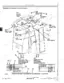 John Deere 310SE, 315SE cab work light harness component location diagram and connector pinout tables.