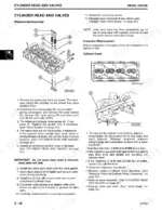 john-deere-4500-4600-4700-compact-utility-tractors-technical-manual-tm1679-exploded-view-62 John Deere 4500, 4600, 4700 cylinder head and valve disassembly, assembly, and flatness inspection procedures.