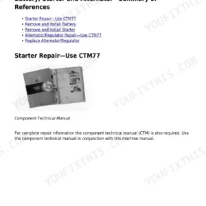 John Deere 5310 repair manual - Electrical Repair, Section 40 - ELECTRICAL REPAIR