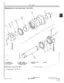 John Deere 550LC exploded view diagram for lower track roller disassembly and assembly procedure.