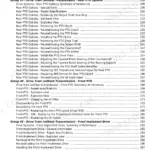 John Deere 6140R, 6150R, 6150RH, 6170R, 6190R, 6210R, 6210RE repair manual table of contents for PTO and drive train systems.