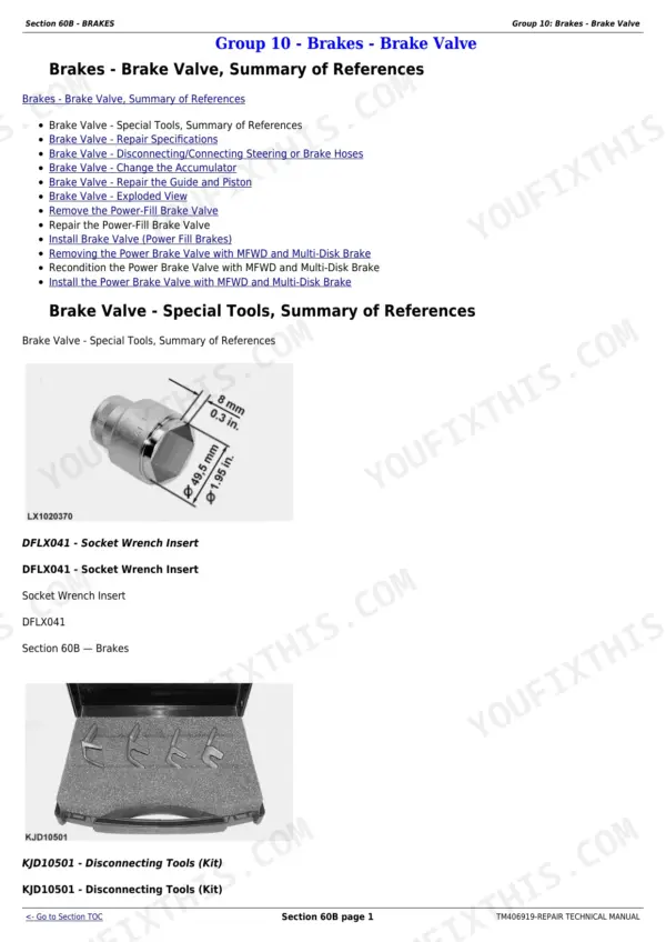 john-deere-6145r-6215r-repair-manual-tractors-brakes-1328 John Deere 6145R repair manual - Brakes, Section 60B - BRAKES
