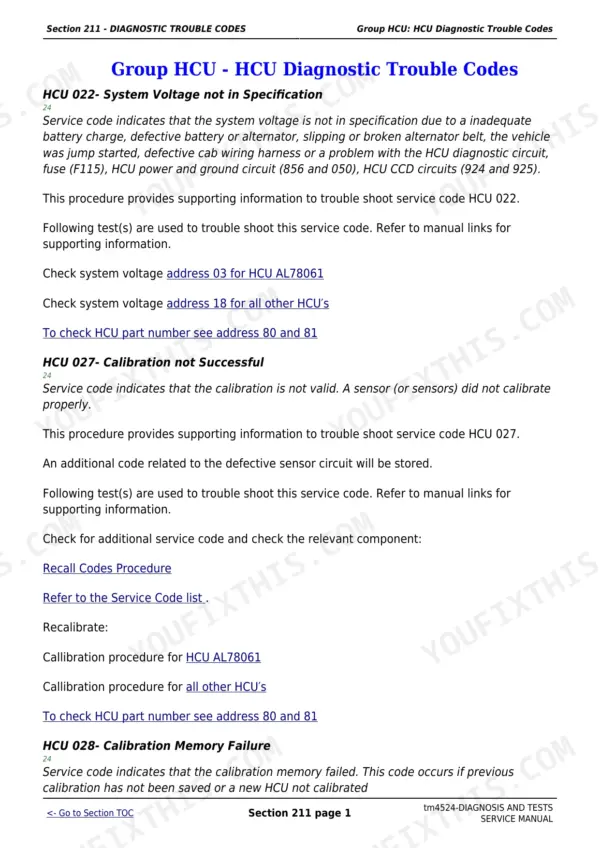 john-deere-6200-6500-operation-tests-tractors-diagnostic-trouble-codes-27 John Deere 6200 operation and tests manual - Diagnostic Trouble Codes, Section 211 - DIAGNOSTIC TROUBLE CODES