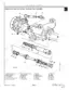 John Deere AS-2025, AS-2035, AS-2035N, AS-2045, AS-2060, MS-2025, MS-2035, MS-2045 exploded view of steering cylinder and tie rod.