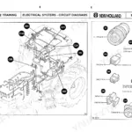 New Holland Series 70 (8670, 8770, 8870, 8970) / Fiatagri Serie G electrical harness routing and connector pinout diagram