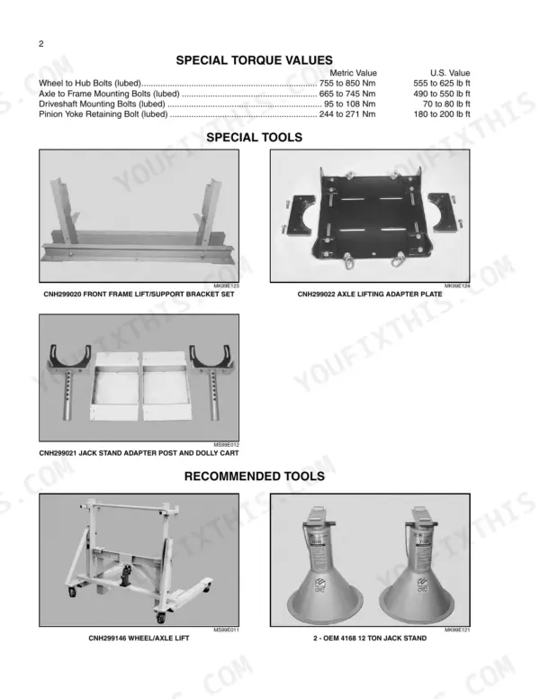 new-holland-tj275-tj325-tj375-tj450-repair-manual-axles-and-wheels-section-44-4190 New Holland TJ275 repair manual - Axles and Wheels (Section 44), Template Name: SM_1_col