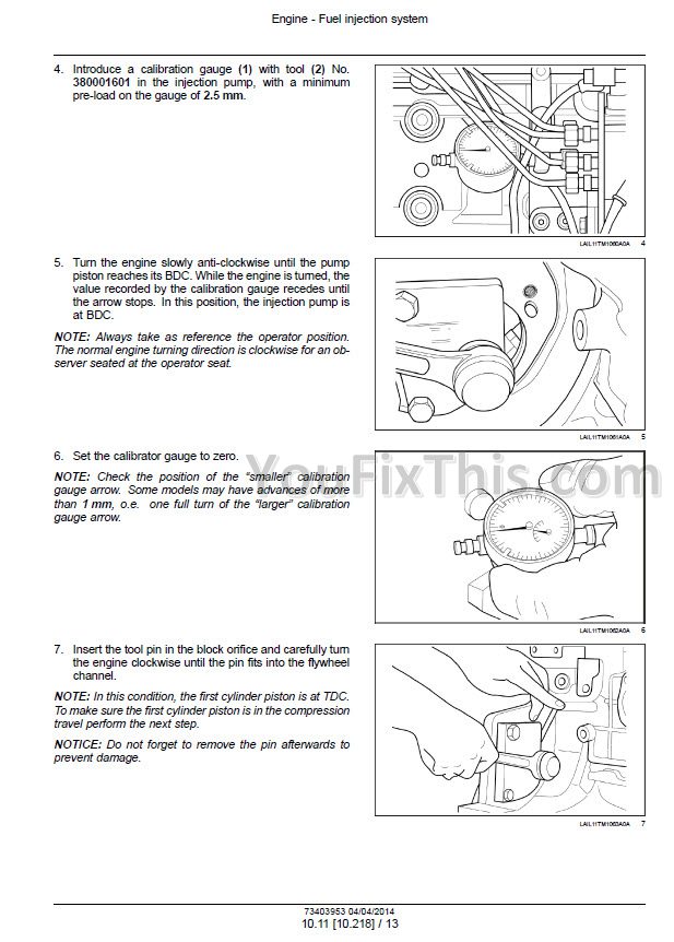New Holland 7630 8030 Repair Manual [Tractor] 73403953 - Image 3