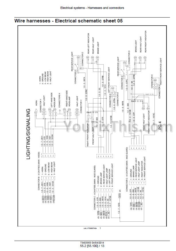 New Holland 7630 8030 Repair Manual [Tractor] 73403953 - Image 4