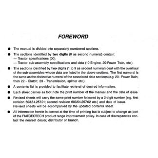 Fiat 55-65 60-65 70-65 80-65 465C 565C 665C 765C Workshop Manual