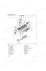 Case 6HK1 Service Manual — Exploded Parts View