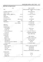 Isuzu 4HK1, 6HK1 Service Manual — Technical Specifications