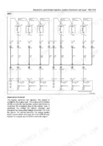 Isuzu 6HK1 common rail fuel injector wiring diagram ECM circuit, all 6 cylinders with feedback signals