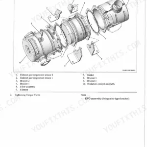 Isuzu 4JJ1 Workshop Manual — Exploded Parts View