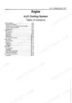 Isuzu 4JJ1 Workshop Manual — Troubleshooting Procedures