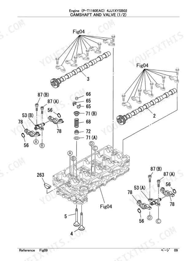 Isuzu 4JJ1XYSB02 Parts Catalog - Page 4