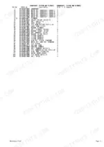 Isuzu 4JJ1XZSB02 Parts Catalog — Parts Number List