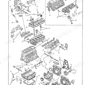 Isuzu 4JJ1XZSB03 Parts Catalog — Engine Parts Diagram
