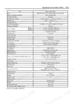 Isuzu 6HK1 engine specs table: displacement, compression ratio, valve clearance, lubrication, cooling, fuel injection, and charging system