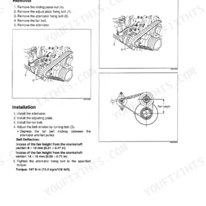Isuzu 6WG1T Service Manual — Exploded Parts View