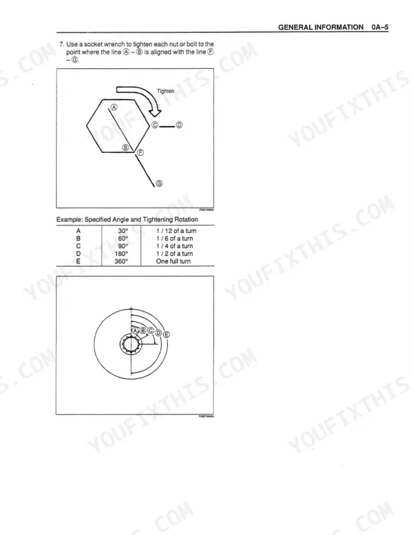 Isuzu 6WG1T Service Manual — Technical Specifications
