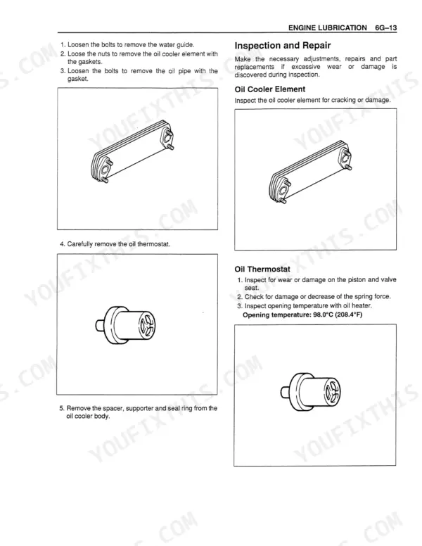 Isuzu 6WG1T Service Manual — System Overview Diagram