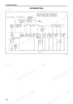 Isuzu AA-6SD1T lubrication system flow diagram oil pump cooler filter gallery relief valves