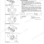 Kubota 03-M-E3B D1503-M V2403-M main bearing case assembly procedure with exploded views and torque specs