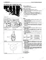 Kubota 03 Series D1403 D1703 V1903 V2203 F2803 piston and connecting rod assembly procedure with torque specs