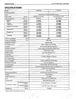 Kubota 03 Series D1403-B D1703-B V1903-B V2203-B F2803-B engine specifications table with displacement bore stroke and capacity data