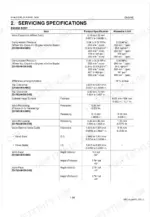 kubota-d1703-m-di-e4b-d1503-m-e4bg-diesel-engine-shop-manual-9y111-09676-specs-69.webp Kubota D1703-M-DI-E4B, D1503-M-E4BG, 03-M-DI-E4B Series, 03-M-E4BG Series engine body servicing specifications table: valve clearance, compression pressure, top clearance, cylinder head flatness, valve recessing, valve stem and guide dimensions