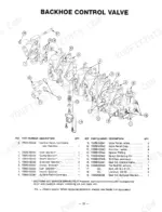 kubota-4540-backhoe-service-manual-7000070254-exploded-view-33.webp Kubota 4540 backhoe control valve exploded view with 19-part numbered diagram and parts list