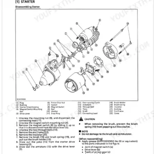 Kubota AC60 AC60-Q AC60-G AC60-D AC60-R workshop manual exploded view diagram page 68 component assembly